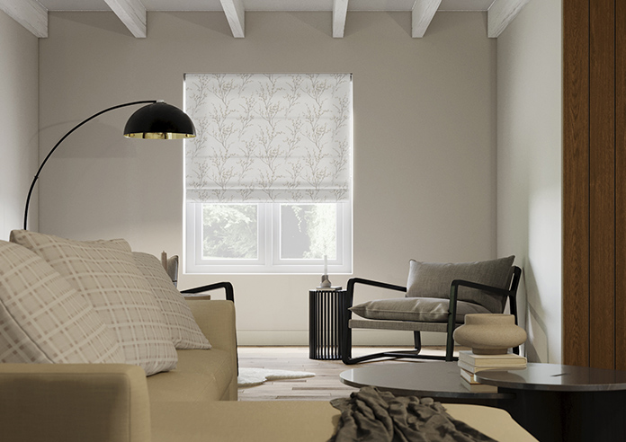 Laura Ashley Pussy Willow, Dove Grey - Roman Blind - Image 3